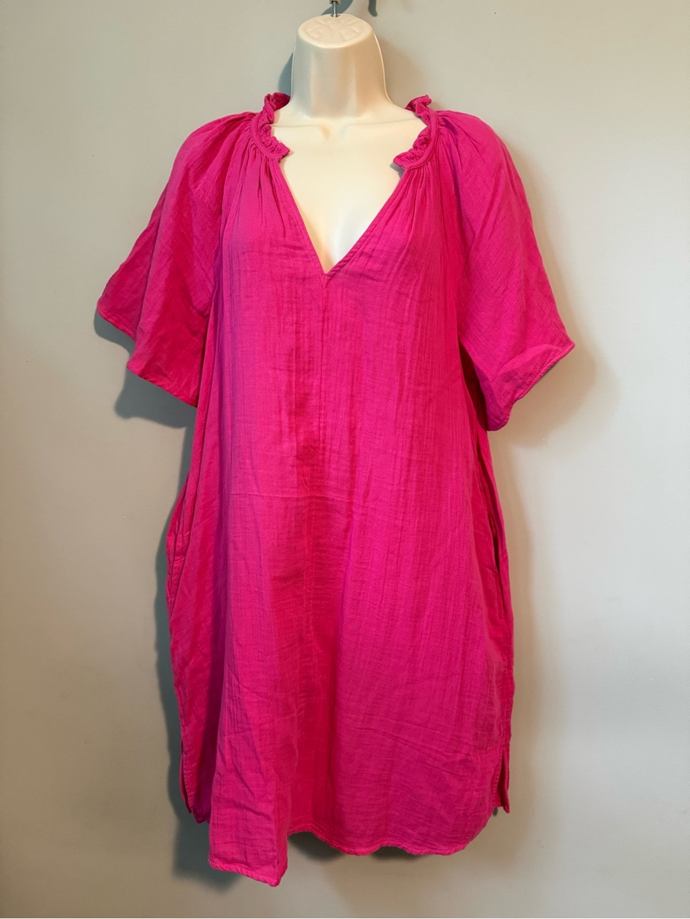 Old Navy Hot Pink Tunic Dress